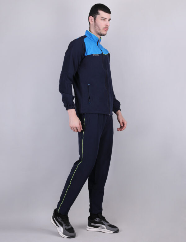 Stricker Men's Athletic Gym Running Sports Track Suit - Blue Color - Image 4