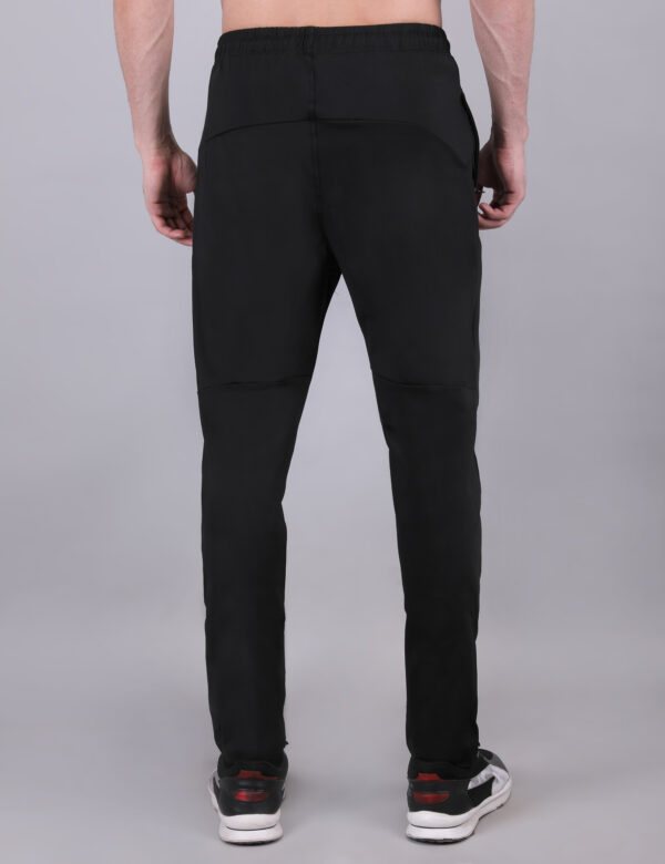 Boys Colorblock Slim Fit Joggers with TECHNO GUARD - Black Color - Image 2